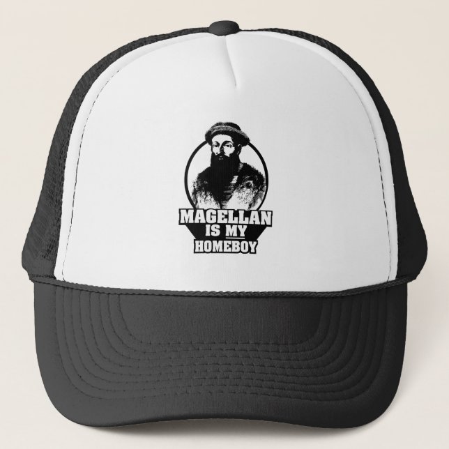 Gorra De Camionero Fernando de Magallanes es mi homeboy (Anverso)