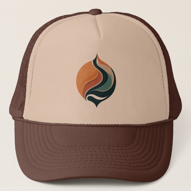 Gorra De Camionero Ferosión de llama gráfica (Anverso)