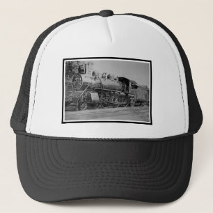 Gorra De Camionero Ferrocarril de la locomotora del motor de vapor