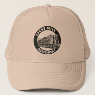 Gorra De Camionero Ferrocarril de Pensilvania cada milla electrificad