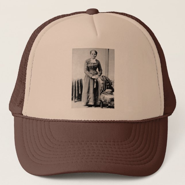 Gorra De Camionero Ferrocarril Subterráneo Harriet Tubman Conductor (Anverso)