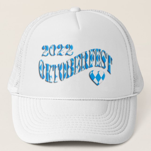 Gorra De Camionero Festival Bayern de la Cerveza Alemana Oktoberfest  (Anverso)