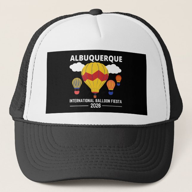 Gorra De Camionero Festival de Globos de Albuquerque 2023  (Anverso)