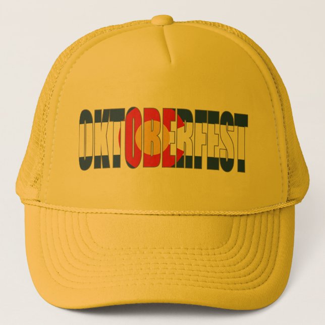 Gorra De Camionero Festival de Oktoberfest de Colorado (Anverso)