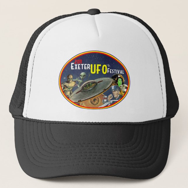 Gorra De Camionero Festival del UFO de Exeter (Anverso)