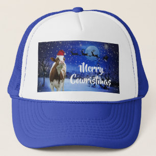Gorra De Camionero Festividad en Santa Cow