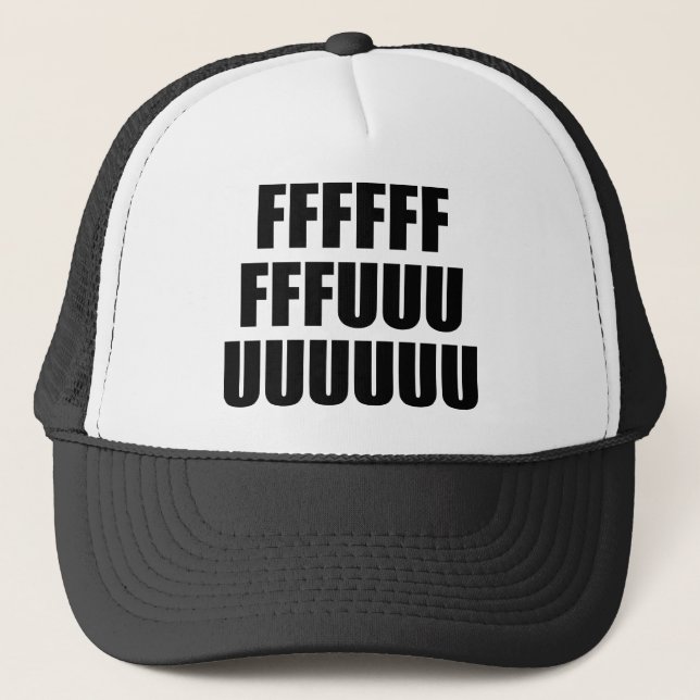 GORRA DE CAMIONERO FFFFFFFFFUUUUUUUUU (Anverso)