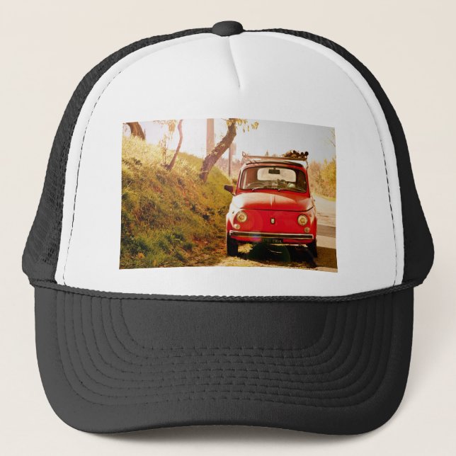Gorra De Camionero Fiat 500, Cinquecento en Italia (Anverso)