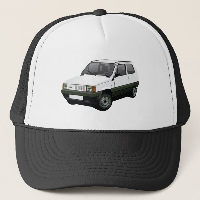 Gorra De Camionero Fiat Panda 45 mk1 blanco (Anverso)