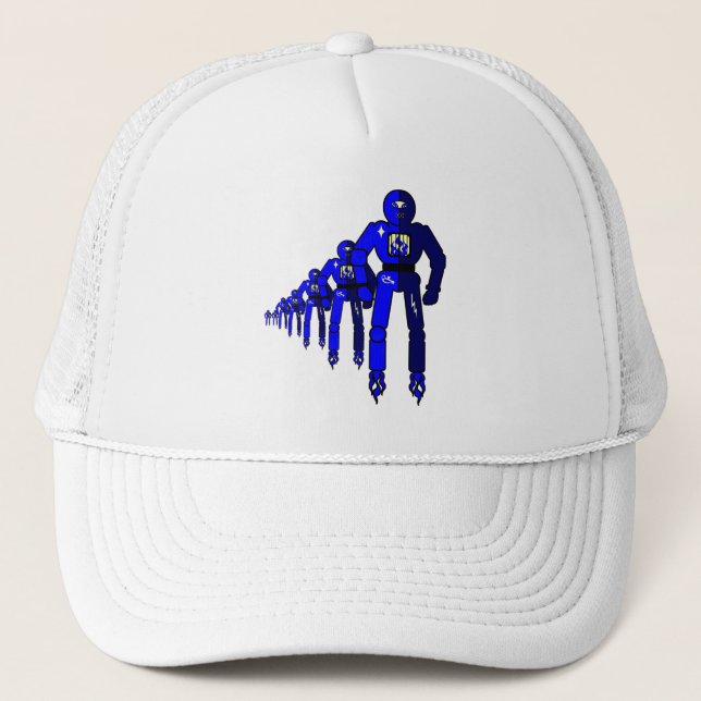 Gorra De Camionero Fibonacci Robots (Anverso)