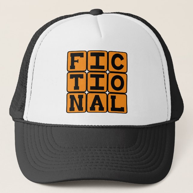 Gorra De Camionero Ficticio, Imaginario (Anverso)