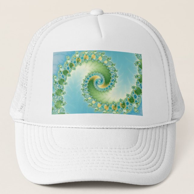 Gorra De Camionero Fiddlehead - Arte fractal (Anverso)