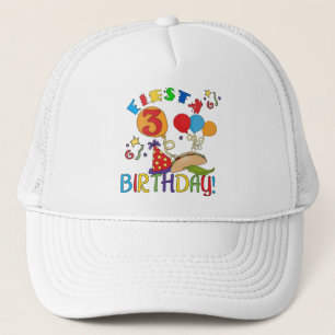 Gorra De Camionero Fiesta 3er cumpleaños camisetas y regalos
