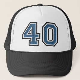 Gorra De Camionero Fiesta azul de 40 años