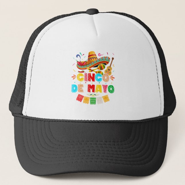 Gorra De Camionero Fiesta Cinco de Mayo (Anverso)