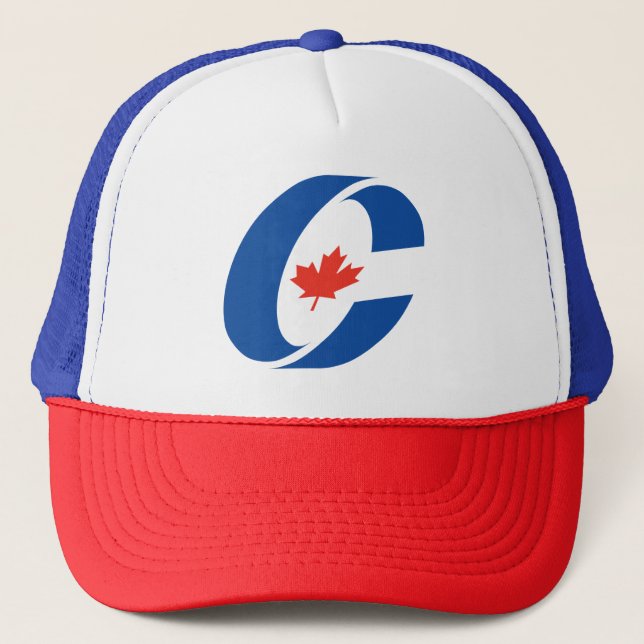 Gorra De Camionero Fiesta conservador de Canadá (Anverso)