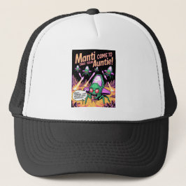 Gorra De Camionero ¡Fiesta de Abducción de Alienígenas de Manti! Defe