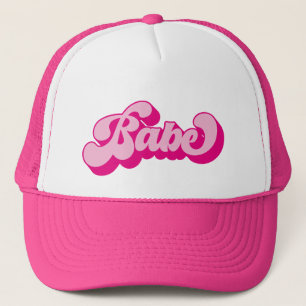 Gorra De Camionero Fiesta de baba rosada de estilo retro
