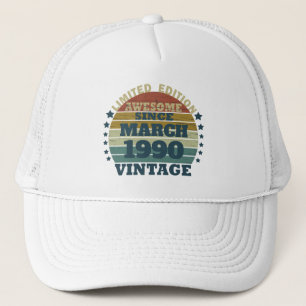 Gorra De Camionero Fiesta de cumpleaños 35 vintage personalizada
