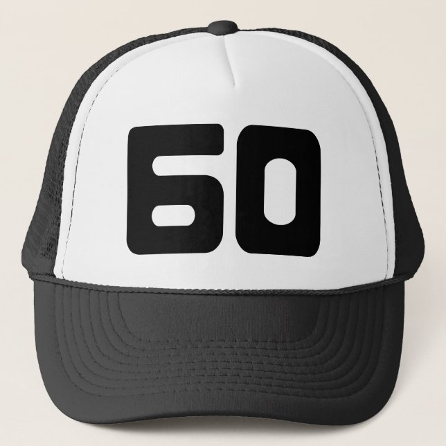 Gorra De Camionero Fiesta de cumpleaños número 60 (Anverso)