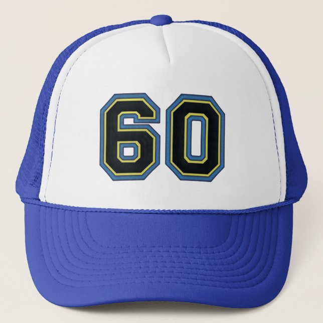 Gorra De Camionero Fiesta de cumpleaños número 60 (Anverso)