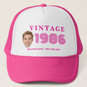 Gorra De Camionero Fiesta de cumpleaños vintage 40 50 60 70 años