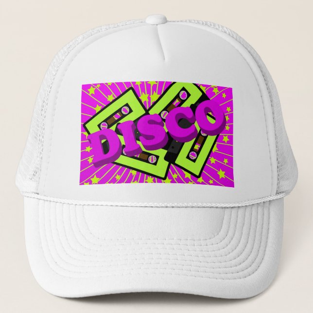 Gorra De Camionero Fiesta de disco (Anverso)