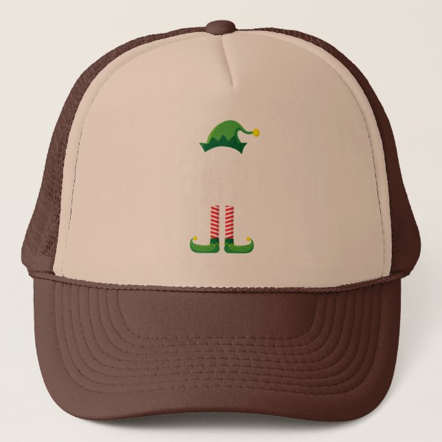Gorra De Camionero Fiesta de grupo familiar Chatty Elf Matching (Anverso)