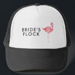 Gorra De Camionero Fiesta de novias Flamingo tropical personalizada<br><div class="desc">¡Los gorras de soltera perfectos para tu fiesta Flamingle! Nuestros sombreros flamingo bridal party trucker son la manera perfecta para que su equipo reciba toda la atención por donde usted y sus gals vayan. Agregue la redacción de su personalizado a este diseño utilizando los cuadros "Editar esta plantilla de diseño"...</div>