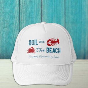 Gorra De Camionero Fiesta de soltera con mariscos hervidos