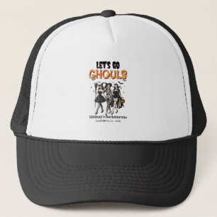 Gorra De Camionero Fiesta de soltera de Halloween vamos a fantasma