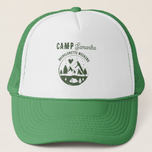 Gorra De Camionero Fiesta de Soltera en el Campamento Camping Bach Fi
