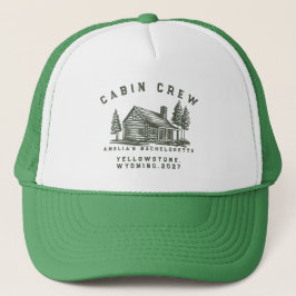 Gorra De Camionero Fiesta de Soltera Fin de Semana de Camping Persona