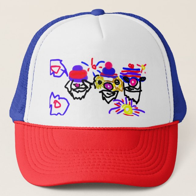 Gorra De Camionero fiesta del 4 de julio (Anverso)