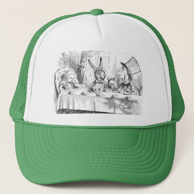 Gorra De Camionero Fiesta del té enojada del sombrerero (Anverso)