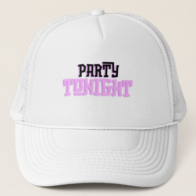 Gorra De Camionero Fiesta Esta Noche (Anverso)