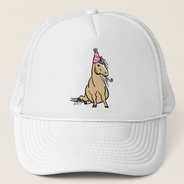 Gorra De Camionero Fiesta Palomino Pony (Anverso)