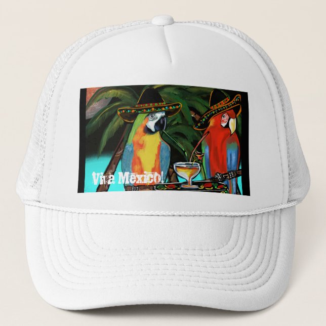 Gorra De Camionero Fiesta Parrots (Anverso)