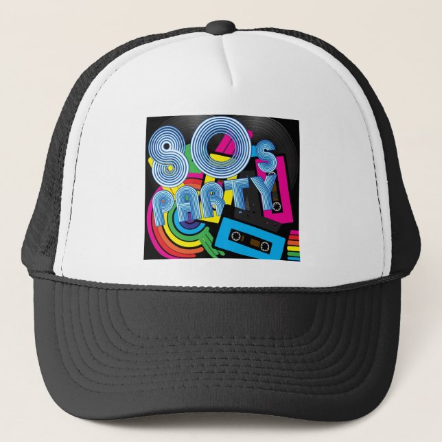Gorra De Camionero Fiesta retro 80 (Anverso)
