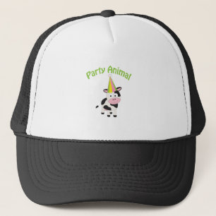 Gorra De Camionero Fiesta Vaca animal