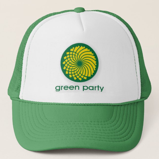 GORRA DE CAMIONERO FIESTA VERDE (Anverso)