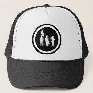 Gorra De Camionero Fife y ropa de la silueta de la banda de tambores