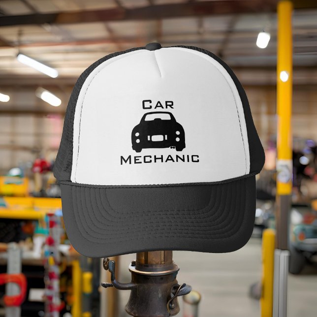 Gorra De Camionero Figarations Black Figaro Car Mechanker Hat (If you have a figaro - you're going to need this Car Mechanic Trucker hat  for when it breaks down)