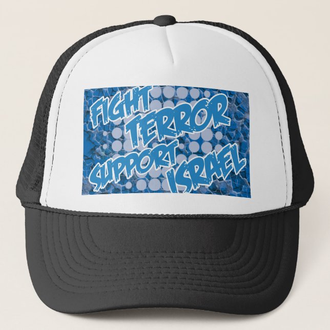 Gorra De Camionero fight terror - support Israel cap (Anverso)