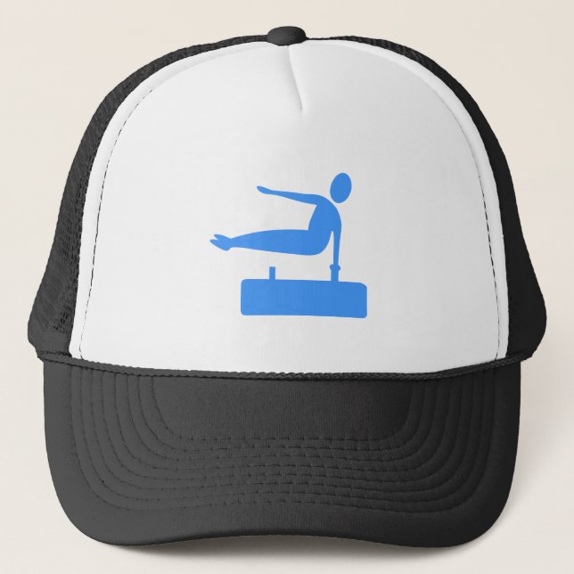 Gorra De Camionero Figura de bóveda - Azul bebé (Anverso)