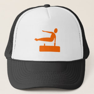 Gorra De Camionero Figura de bóveda - Naranja