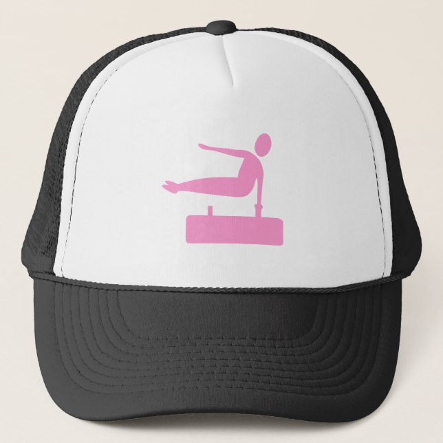 Gorra De Camionero Figura de bóveda - Rosa (Anverso)