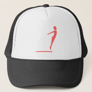 Gorra De Camionero Figura de buceo - Rosa tropical