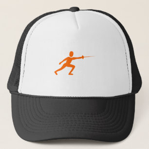 Gorra De Camionero Figura de cercado - Naranja