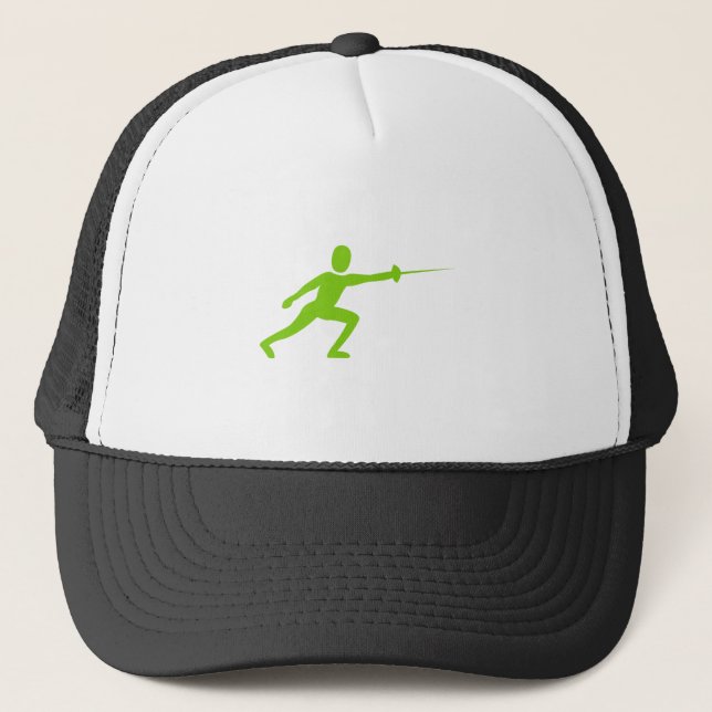 Gorra De Camionero Figura de la valla: Verde marciano (Anverso)